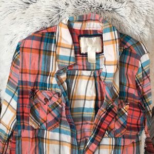 Forever 21 Plaid Button Down Shirt